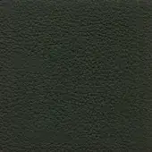 Dark gray leather texture sample, pebbled grain, matte finish; “bross > leather (d) sweet > col. 569” identified, durable full-grain appearance.